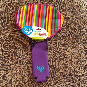 Colorful Striped Kids Lunch Bag and Bottle Bag